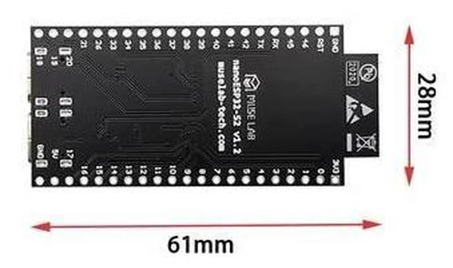 Alt view image 4 of 5 - ESP32-S2 development board ESP32-S2-WROVER-I Minimum system board ESP32-S2-WROOM-I Core board(ESP32-S2-WROVER-I)