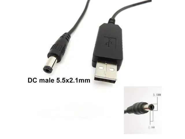 Alt view image 4 of 6 - DC 5V to DC 9V 8.4v 12.6v 12V Step UP Module USB power boost Cable line Converter with 34pcs DC female charger Adapter Plug p1(DC with 5v to 12v)