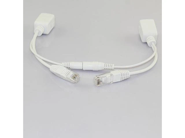 Alt view image 2 of 5 - 5 Pair 12V CCTV Power Supply Rj45 Splitter Security Camera Poe Adapter AccessoriesSynthesizer connector Poe Cable L19