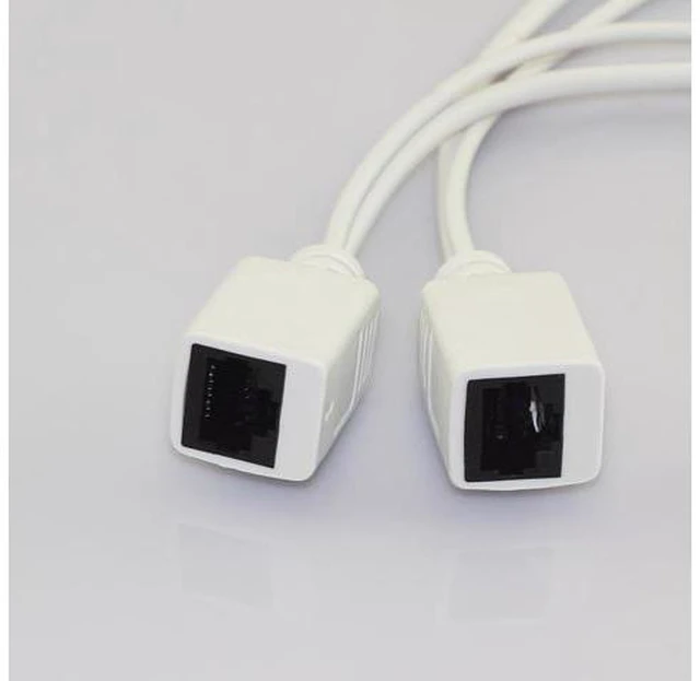 Alt view image 3 of 5 - 5 Pair 12V CCTV Power Supply Rj45 Splitter Security Camera Poe Adapter AccessoriesSynthesizer connector Poe Cable L19