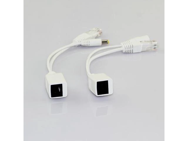 Alt view image 5 of 5 - 5 Pair 12V CCTV Power Supply Rj45 Splitter Security Camera Poe Adapter AccessoriesSynthesizer connector Poe Cable L19