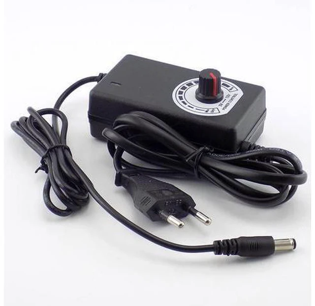 Alt view image 4 of 6 - Adjustable AC to DC 3-12V Universal Adapter 100-220V Voltage Regulated Power Supply Adatpor for CCTV Camera LED light strip (US plug)