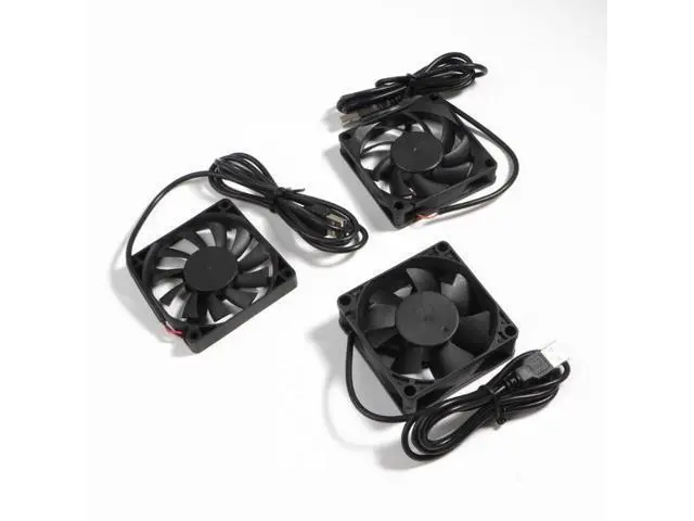 Alt view image 3 of 5 - 70mm Fan 7025 7015 7010 DC 5V USB Connector Quiet Cooling Fan for DIY Cooling Router Game TV Box Power Supply(1.5cm)