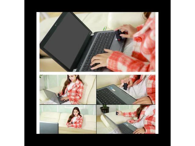 Alt view image 5 of 6 - Mini 2.4G Wireless Finger Ring Mouse Ergonomic Handheld Optical Travel Mice(Black)