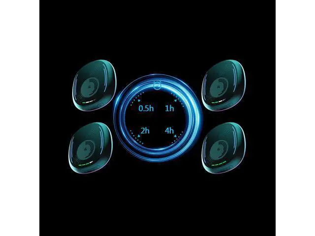Alt view image 4 of 6 - LED Breathing Light Mouse Mover Undetectable Mouse Jiggler with Timer,ON/Off Switch, Random Movement Keep PC Awake,Black