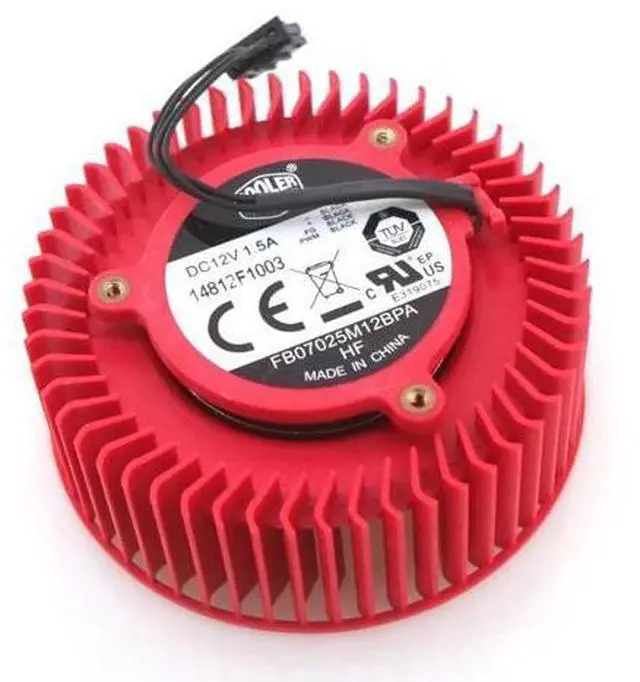 Main image of FB07025M12BPA 7025 65mm DC12V 1.5A 4Pin 4Wire Video Card Cooler Fan For AMD Radeon R9 0 0X Graphics Card Cooling Fan