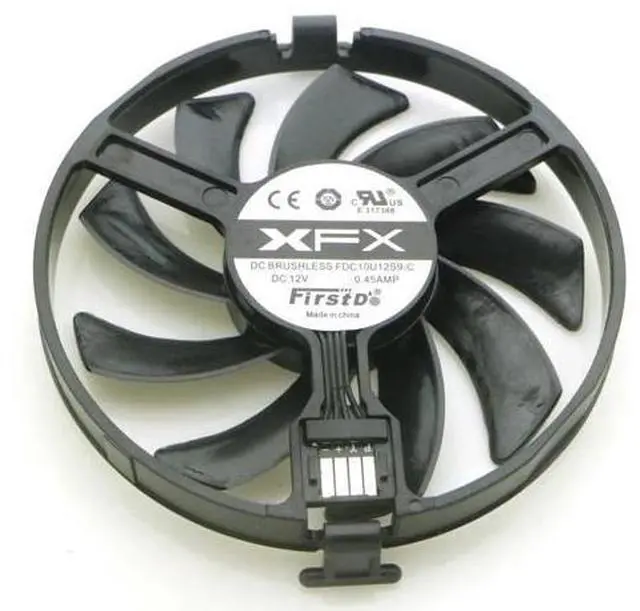 Main image of FDC10U12S9-C DC12V 0.35A 85mm 4Pin 4Wire VGA Fan For XFX-RX470 478 480 570 580 Graphics Card Cooling Fan 4Pin(FDC10U12S9-C-1PCS)