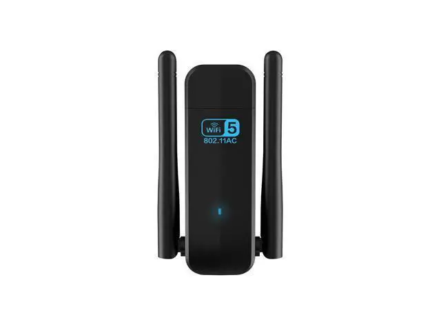 Alt view image 5 of 5 - 1300Mbps USB3.0 WiFi Adapter Dual Band 2.4G 5Ghz Wireless WiFi Antenna USB Ethernet Network Card Receiver For PC