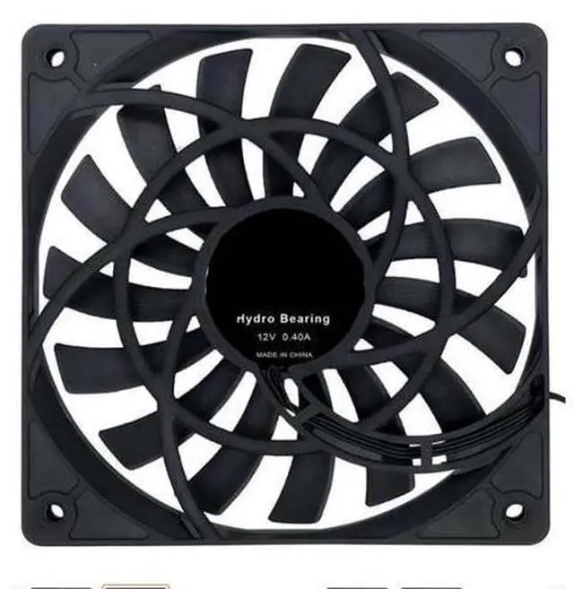 Main image of Mute 120mm 12cm PWM Cooling Fan Slim 12mm,120X120X12mm DC 12V 0.20A 1400RPM Computer PC Case Chassis Cooler Quiet