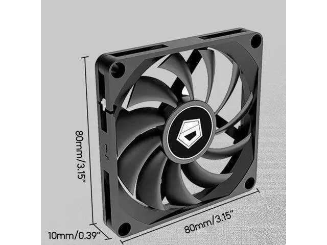 Alt view image 6 of 6 - 80mm Computer Case Cooling Fan PWM Silent Quiet Water Cooling System Chassis PC Cooler HB Hydraulic Bearing 12v