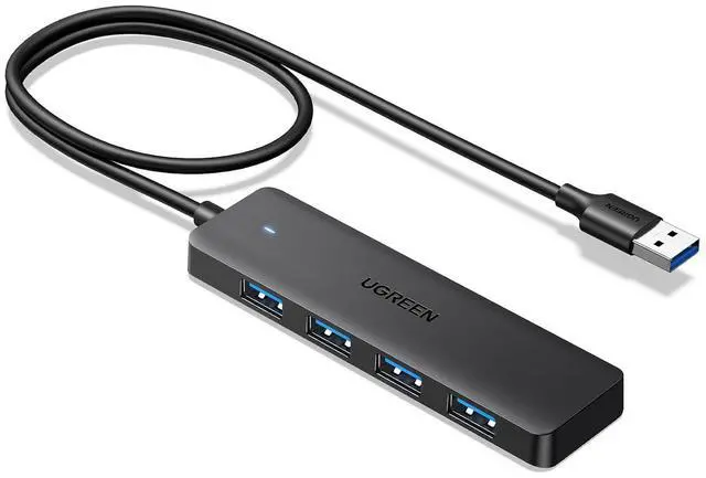 Main image of UGREEN USB 3.0 Hub, 4 Ports USB A Splitter Ultra-Slim USB Expander, 2 ft | 5Gbps Data Transfer for Mouse, Keyboard, Flash Drive, U Disk, Printer Compatible with Laptop, Desktop PC, Xbox, PS5, and More