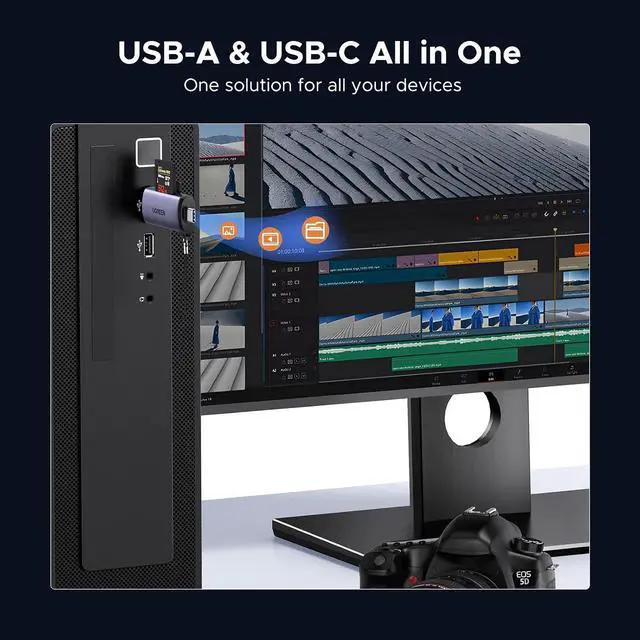 Alt view image 4 of 7 - UGREEN SD Card Reader USB C, USB 3.0 Micro SD Card Reader