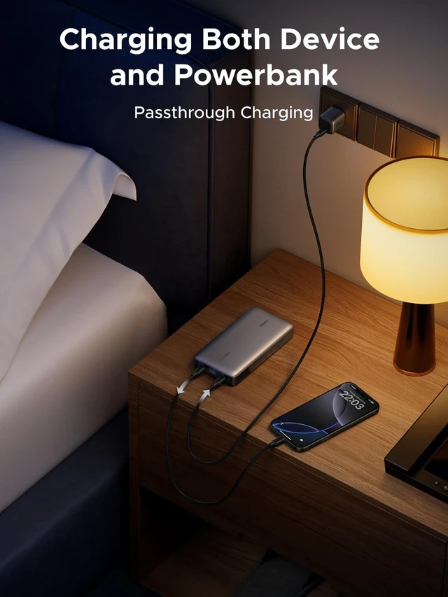 Alt view image 6 of 7 - UGREEN Power Bank 25,000mAh 145W Laptop Portable Charger, Nexode 3-Port USB C PD Battery Pack, for MacBook Pro/Air, Dell XPS, iPhone 17/16/15/14, Galaxy S26 Steam Deck, iPad, and More (Pack of 2)