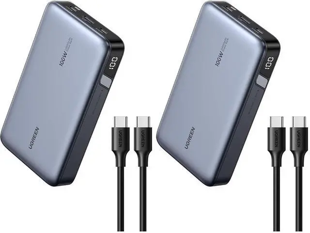 Main image of UGREEN Nexode 100W 20000mAh Power Bank, PD Fast for MacBook (Pack of 2)