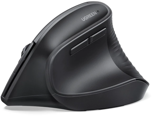 Main image of UGREEN Ergonomic Wireless Mouse, Bluetooth & 2.4G Wireless, Quiet Clicks | 1000/1600/2000/4000 DPI, Up to 3 Device Connectivity, 6 Buttons, Multi-system compatibility, for Laptop, Desktop, PC