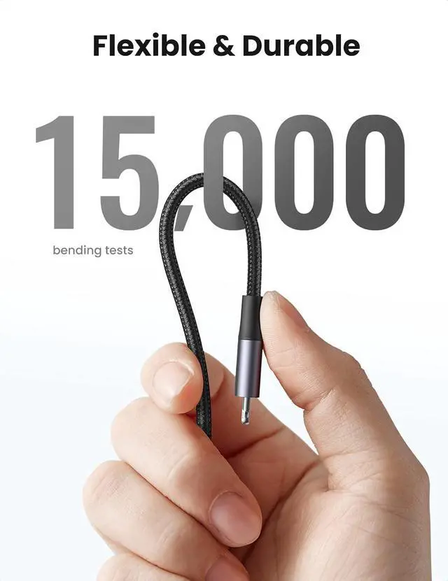 Alt view image 6 of 7 - UGREEN USB C to Lightning Cable 6FT - MFi Certification Lightning Cable Compatible with iPhone 14/14 Pro/14 Pro Max, iPhone 13/12/11/X/XR/XS/8 Series, iPad 9, AirPods Pro, and More