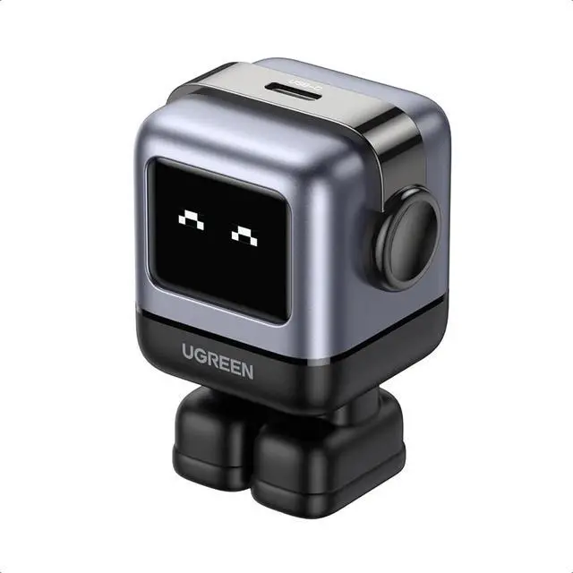 Main image of UGREEN Uno 30W USB C Charger, Compact Robot GaN Fast Charging Block, Black
