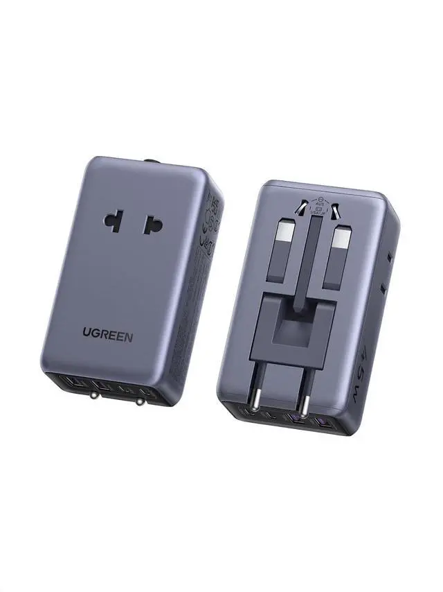 Main image of UGREEN 45W 6-Port Universal Travel Plug Adapter Worldwide