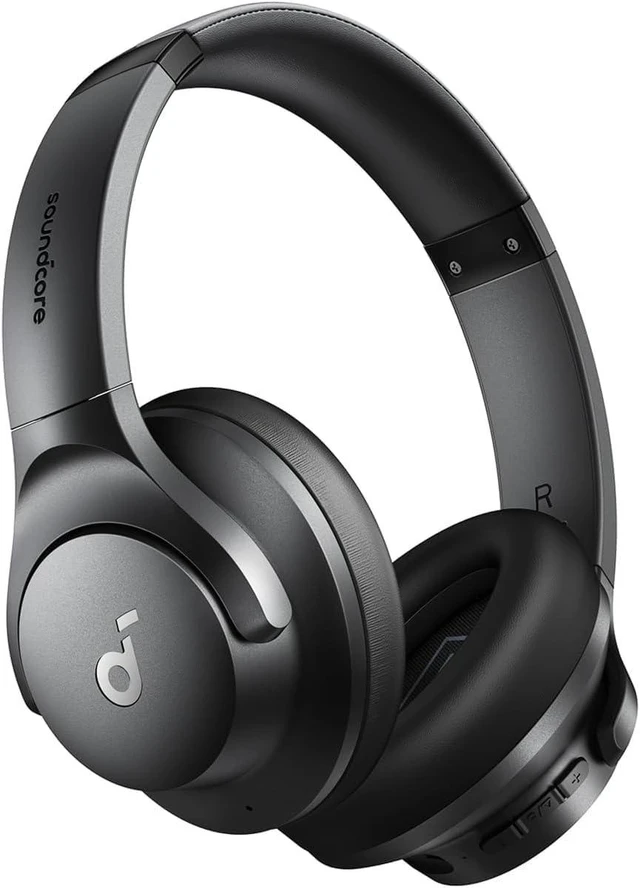 Main image of Soundcore by Anker Q20i Hybrid Active Noise Cancelling Headphones, Wireless Over-Ear Bluetooth, 40H Long ANC Playtime, Hi-Res Audio, Big Bass, Customize via an App, Transparency Mode