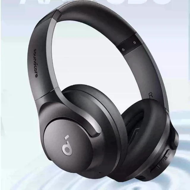 Alt view image 7 of 7 - Soundcore by Anker Q20i Hybrid Active Noise Cancelling Headphones, Wireless Over-Ear Bluetooth, 40H Long ANC Playtime, Hi-Res Audio, Big Bass, Customize via an App, Transparency Mode