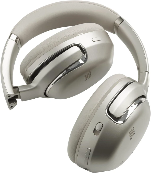 Alt view image 2 of 7 - JBL Tour One M2 - Wireless Over-Ear True Adaptive Noise Cancelling Headphones, 4-mic Superior Calls with Voice Control, JBL's Legendary Pro Sound & Spatial Sound, Fast Pair Enabled (Champagne)
