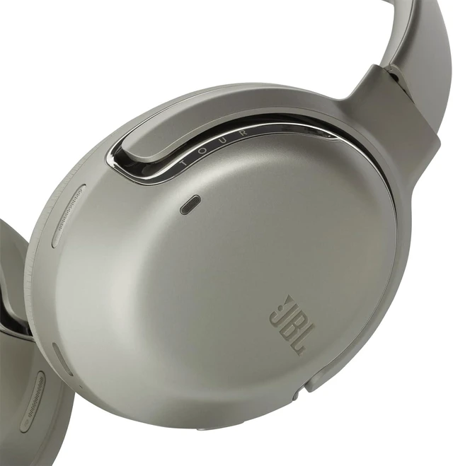 Alt view image 5 of 7 - JBL Tour One M2 - Wireless Over-Ear True Adaptive Noise Cancelling Headphones, 4-mic Superior Calls with Voice Control, JBL's Legendary Pro Sound & Spatial Sound, Fast Pair Enabled (Champagne)