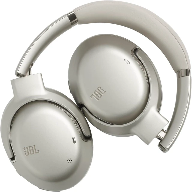 Alt view image 3 of 7 - JBL Tour One M2 - Wireless Over-Ear True Adaptive Noise Cancelling Headphones, 4-mic Superior Calls with Voice Control, JBL's Legendary Pro Sound & Spatial Sound, Fast Pair Enabled (Champagne)