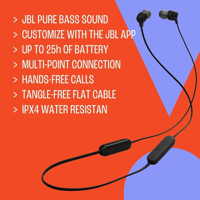 Alt view image 7 of 7 - JBL Tune 135BT - Wireless in-Ear Headphones with Up to 25-Hour Battery Life with Speed Charge, Multi-Point Connection and Google Fast Pair, Hands-Free Calls, IPX4 Water Resistant Design (Black)
