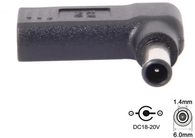 Alt view image 4 of 5 - USB C to DC 6.0x1.4mm PD 65W Emulator Trigger Converter Adapter