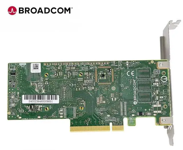 Main image of LSI 9500-8I Broadcom LSI 9500-8i 05-50134-01 PCIe 4.0 x8 SAS3808 8 Internal Ports 12Gb/s SAS, 6Gb/s SATA, Gen 4.0 PCIe(NVMe) Tri-Mode HBA