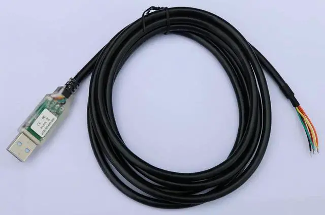 Alt view image 6 of 7 - FTDI USB-RS485-WE-1800-BT Cable USB to RS485 UART Serial Adapter Converter Cable USB-RS485-WE Cable 1.8M 6 Way Wire End