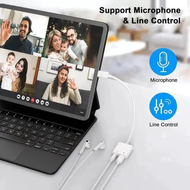 Alt view image 4 of 7 - WISDUM USB C to 3.5mm Headphone and Charger Adapter 2-Pack,2-in-1 USB Type C to Aux Audio Jack and PD Fast Charging Dongle Cable Cord for 15 Pro Max Plus,Galaxy S20 S21 S22 S23 Ultra, Pro,Pixel