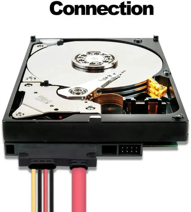 Alt view image 5 of 7 - 22Pin SATA Data Power Cable 2 in 1 SATA 7+15 to 7 Pin Data with XH2.5 4Pin Power Combo Extension Cable for Hard Disk Optical Drive PC Modding -50cm/1.64ft-2pcs
