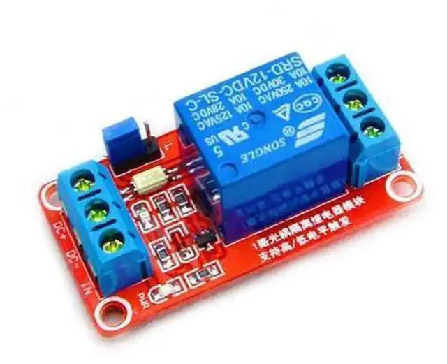 Alt view image 2 of 4 - WISDUM 12V 1 Channel Relay Module with Optocoupler Isolation Support High or Low Level Trigger