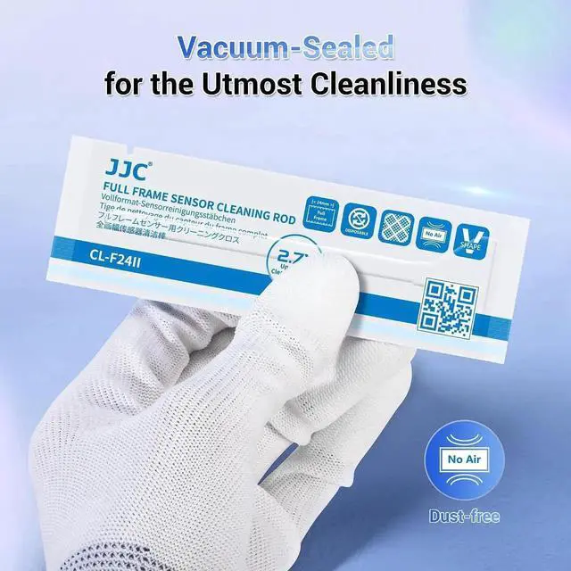 Alt view image 7 of 7 - Upgraded Camera Sensor Cleanning Kit with Bright Built in Light Cleaner Handle & 10PCS 24MM Full Frame Sensor Cleaning Swabs & Sensor Cleaning Solution for Full-Frame Sensor CCD and CMOS Sensors Clean