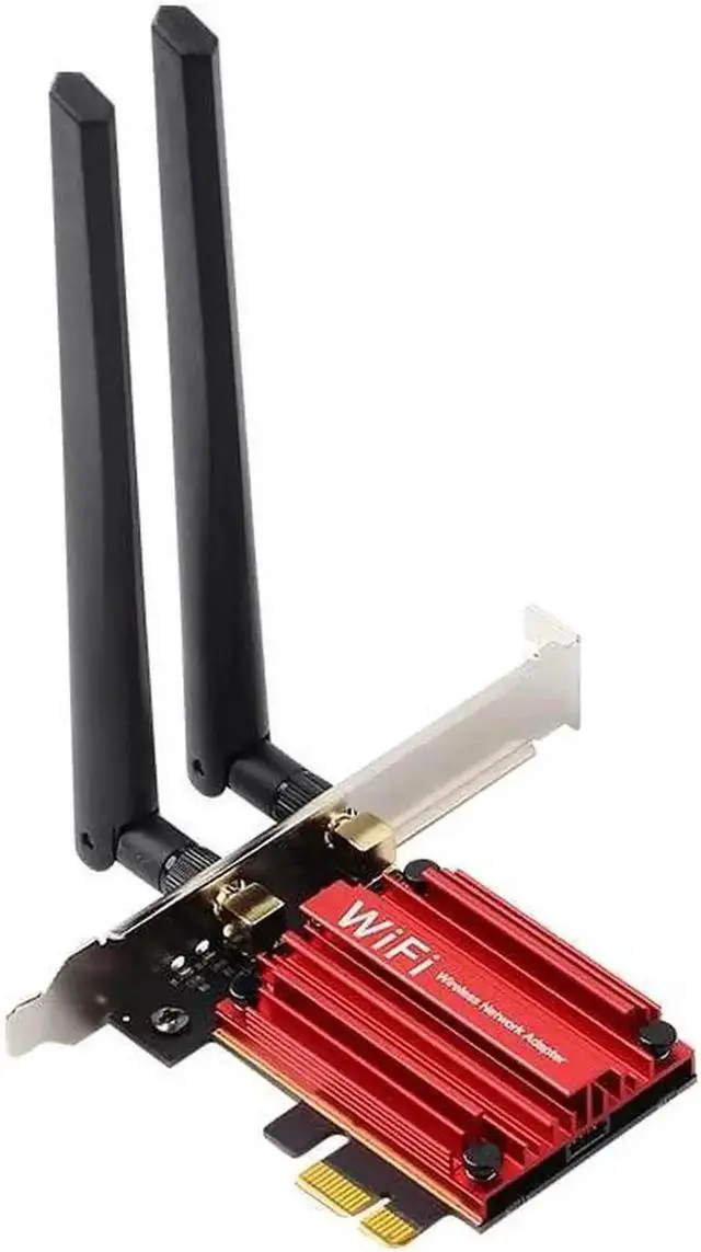 Main image of Wireless Adapter WISDUM New 5.8 Gbps Wi-Fi 7 Bluetooth 5.4 PCI-E WiFi Adapter BE200 Card 2.4/5/ 6 GHz 802.11be for Windows 11 PC Desktop