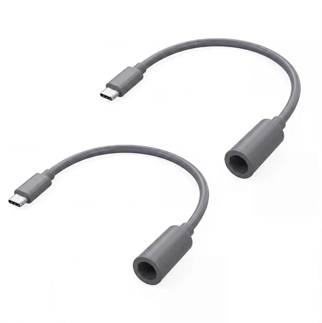 Main image of 2PCS for Starlink Mini Power Cable Adapter DC Female to USB-C Male 30cm | IP67 waterproof, Plug-and-Play, PVC Build, Secure Connection, Portable