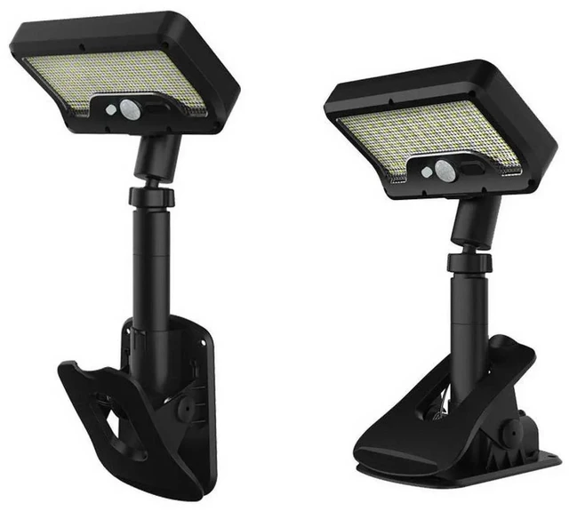 Alt view image 4 of 6 - New solar-powered vertical clip-on dual-use Black clipper with white light 2-pack