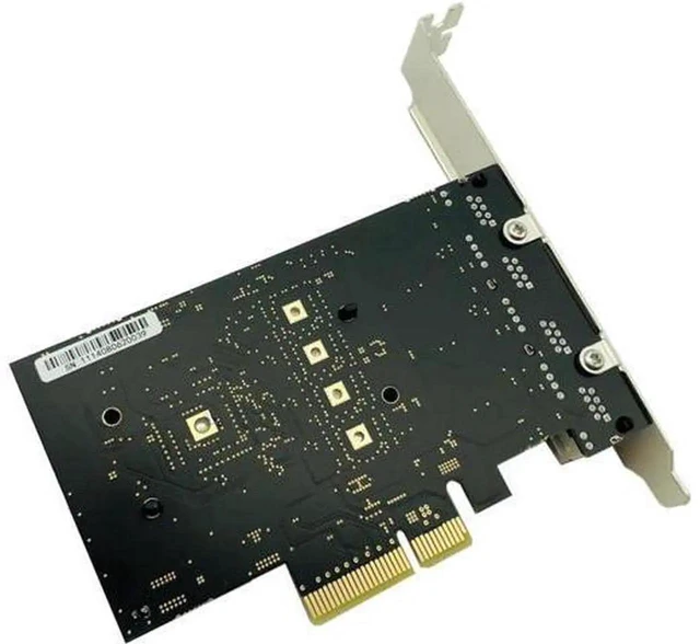 Alt view image 6 of 7 - Network Card RTL8245F Gigabit Ethernet PCI Express PCIE Network card 2.5Gbps LAN Adapter 4 Port RJ45 Network Card for Desktop PC