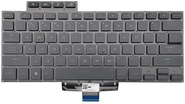 Alt view image 5 of 5 - Replacement Laptop Keyboard for ASUS ROG Zephyrus G15 GA503 GA503Q GA503QS GA503QR GA503QM, M16 GU603 GU603H Series Backlight US Layout