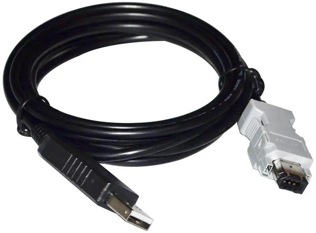 Main image of FTDI RS232 USB TO SM-6P ENCODER SERIAL CABLE IEEE1394 COMMUNICATION KABLE FOR DELTA ASDA-B2/AB CN3 PORT I/O USB-ASD-CNUS0A08 0.8M Length(1.8M Length)