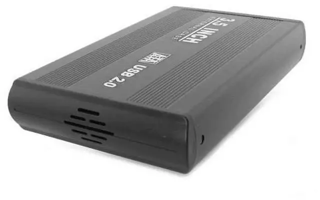 Alt view image 3 of 7 - Vszerda 3.5 in USB 2.0 High Speed External SATA HDD Hard Drive Disk Case Enclosure Box