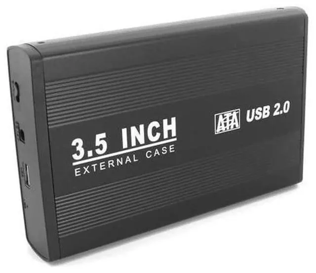 Alt view image 6 of 7 - Vszerda 3.5 in USB 2.0 High Speed External SATA HDD Hard Drive Disk Case Enclosure Box