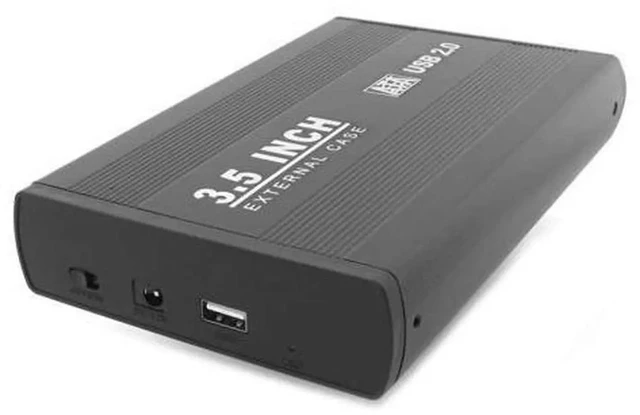 Main image of Vszerda 3.5 in USB 2.0 High Speed External SATA HDD Hard Drive Disk Case Enclosure Box