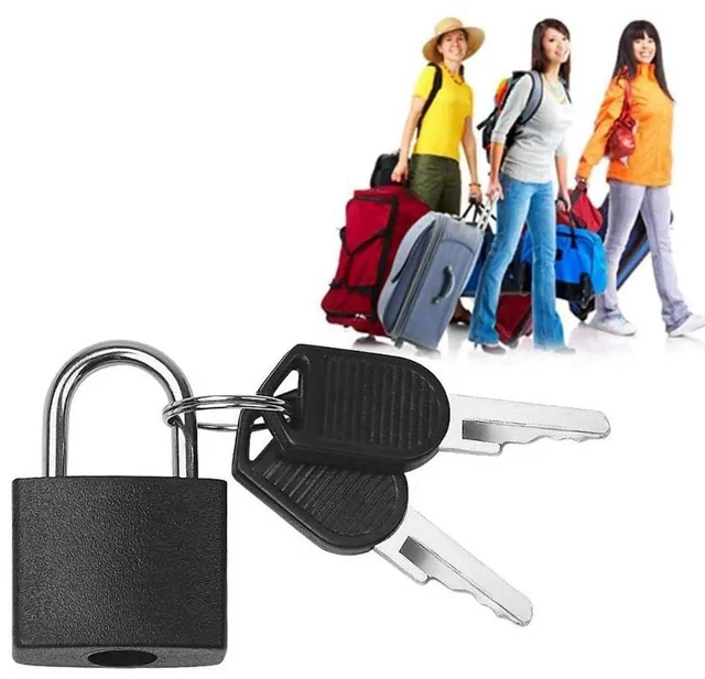 Alt view image 2 of 6 - 8 Pack Locks Small Padlock with Key Luggage Gym Locker Lock Mini Colorful Padlock for Outdoor School Home B