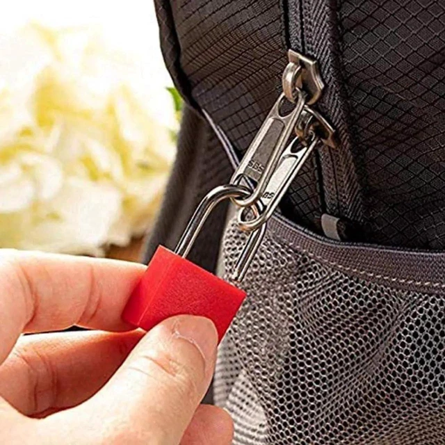 Alt view image 4 of 6 - 8 Pack Locks Small Padlock with Key Luggage Gym Locker Lock Mini Colorful Padlock for Outdoor School Home B
