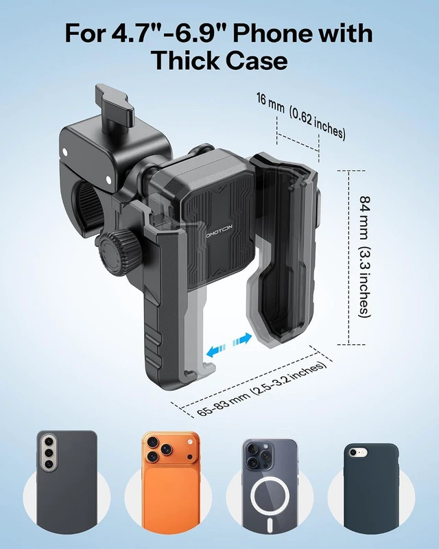 Alt view image 7 of 7 - BK01 Anti-Vibration Bike Phone Mount, Quick Lock for Riders