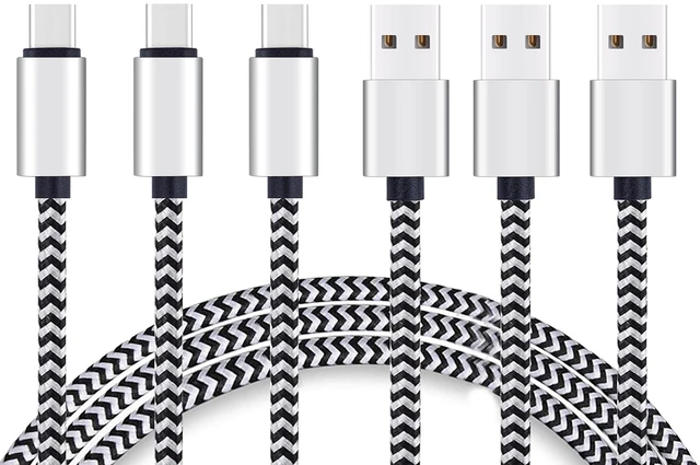 Main image of Ailun 3Pack 10ft Type C Cable Quick Sync Charging USB C 2.0 to USB A