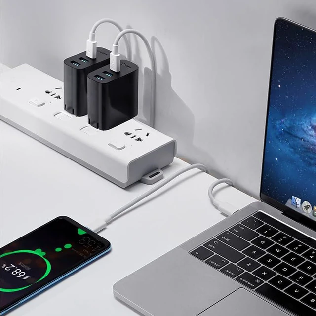 Alt view image 5 of 6 - 2Pack 10ft Long Type C Charger Cable Cord Long USB C Cable for Samsung Galaxy S21 S20 S10 S10E S9 S8 Plus Type C to A Cable Fast Charging Cord Phone Charger for Note 20 10 10+ Note9 8 Type C Cable