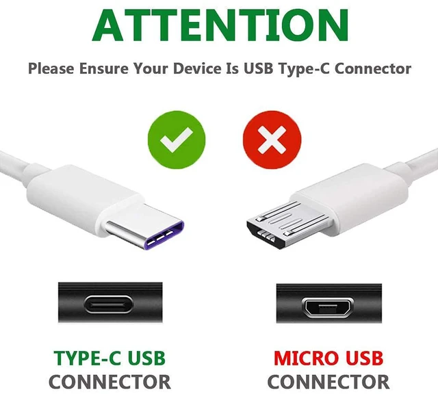 Alt view image 6 of 6 - 2Pack 10ft Long Type C Charger Cable Cord Long USB C Cable for Samsung Galaxy S21 S20 S10 S10E S9 S8 Plus Type C to A Cable Fast Charging Cord Phone Charger for Note 20 10 10+ Note9 8 Type C Cable